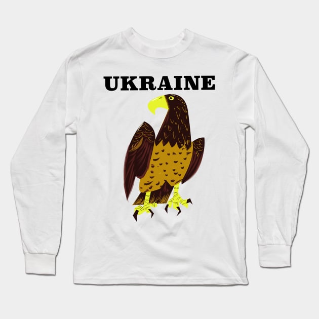 Ukraine Eagle Long Sleeve T-Shirt by nickemporium1